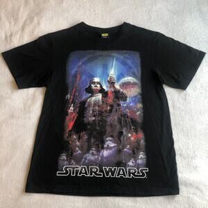 Star Wars Episode V Darth Vader Shoe Palace Sz Large T Shirt 100% Cotton